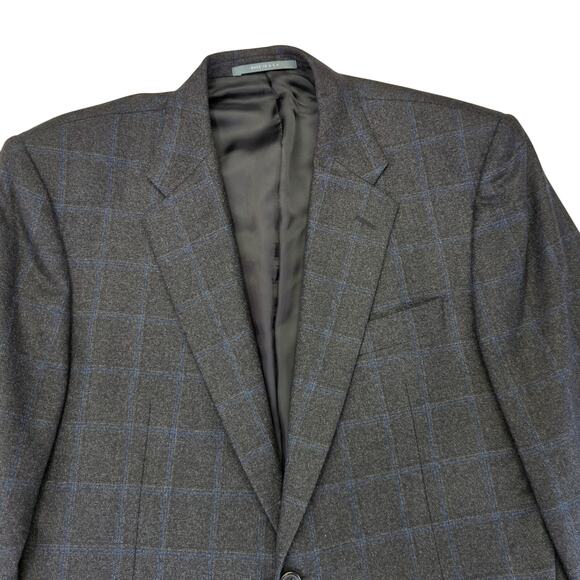Hickey Freeman Madison Blazer Jacket 2 Button 100% Worsted Wool Sport Coat 42R - Picture 3 of 10
